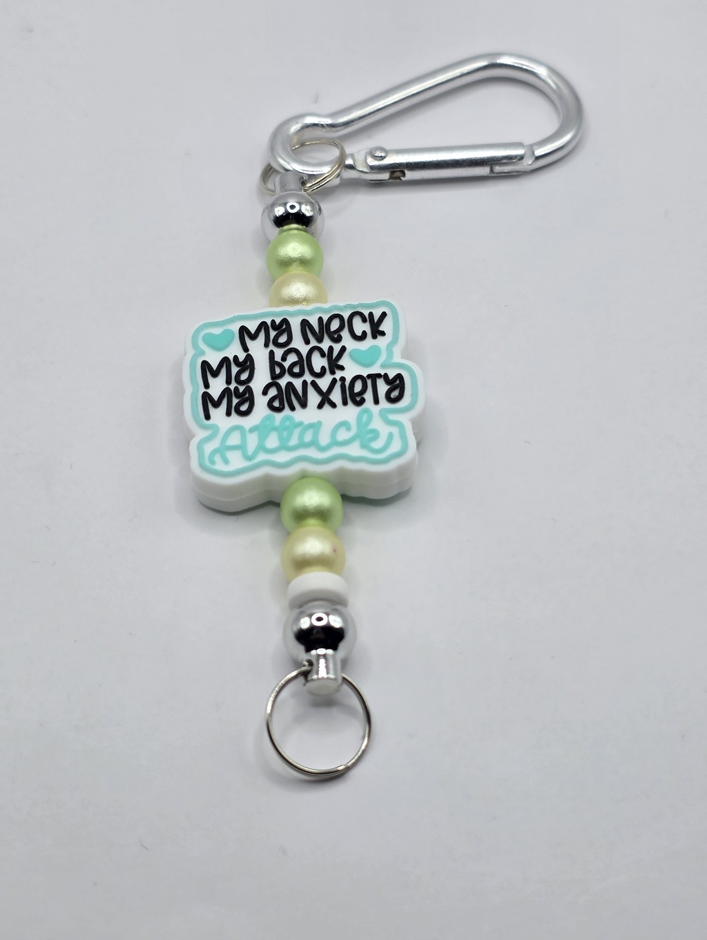 My Neck My Back My Anxiety Keychain